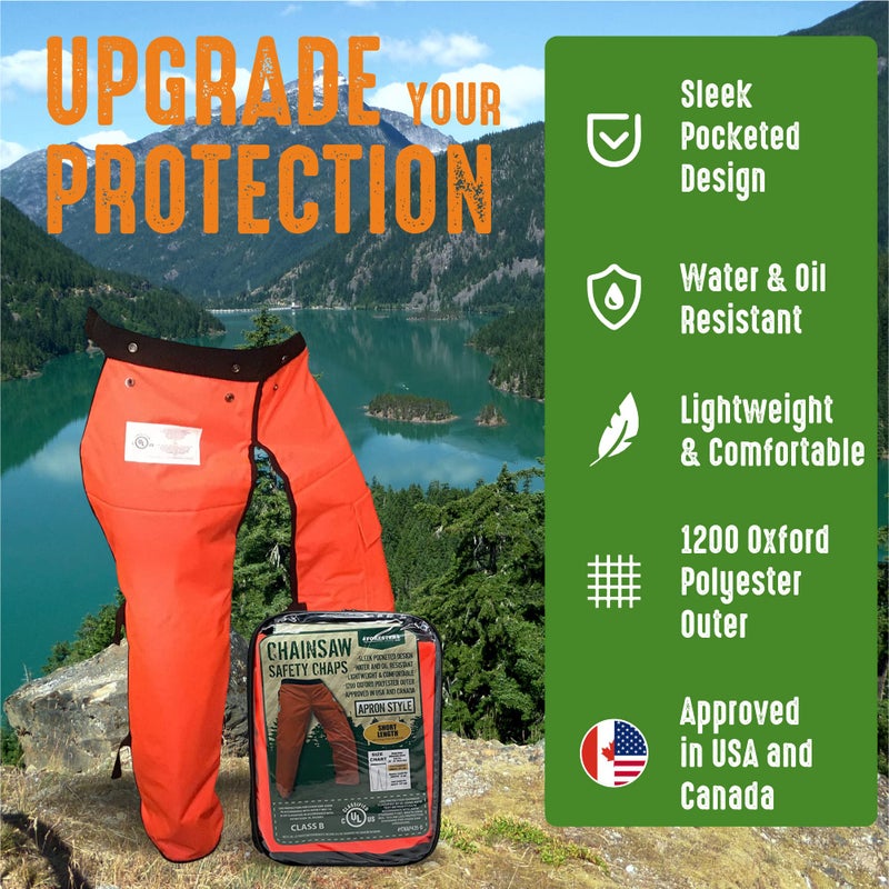 FORESTER خوذة مجموعة أدوات القطع الاحترافية من شركة Forester OEM Arborist Forestry Professional (37 برتقالية) - Image 3